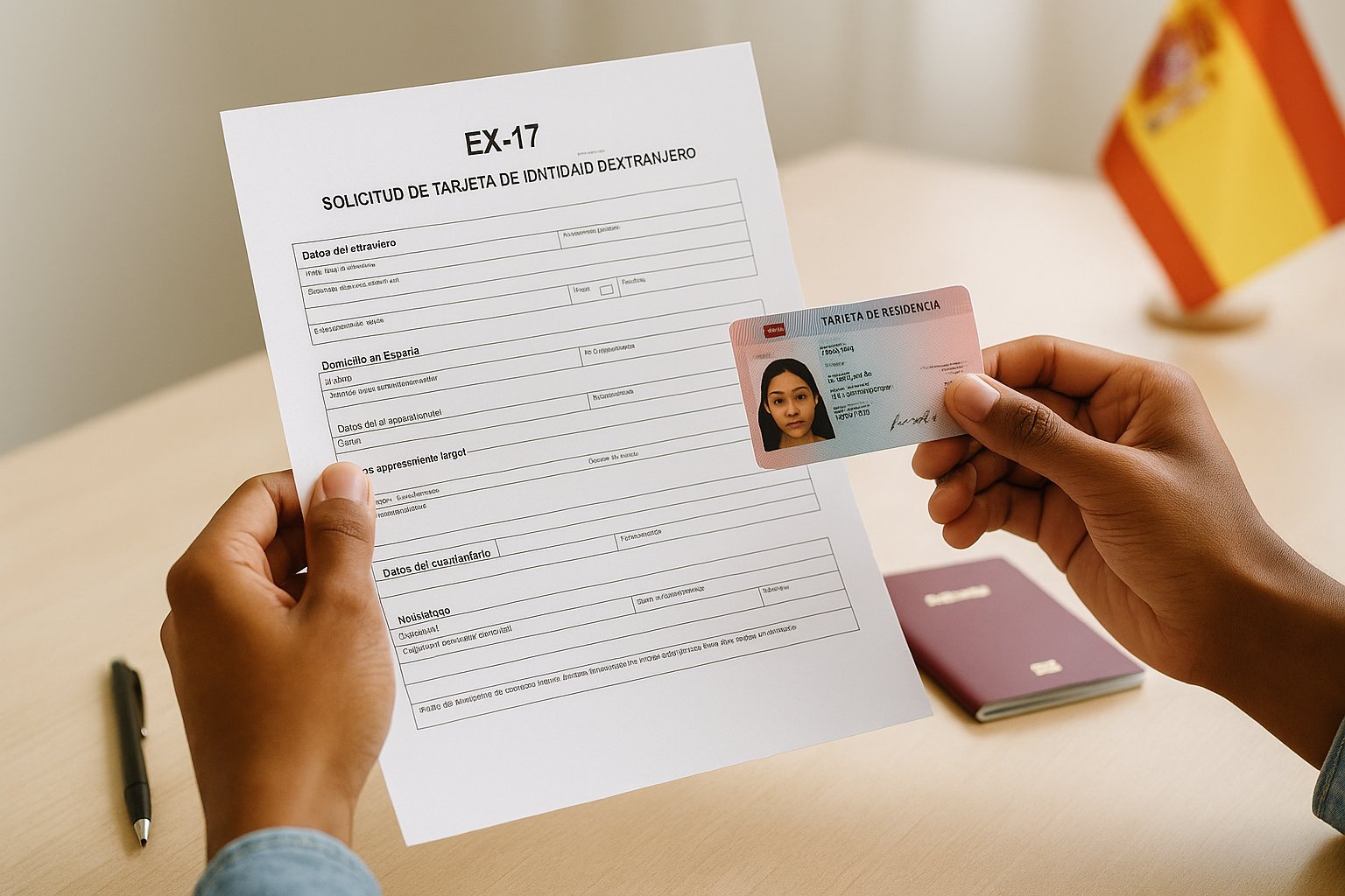 Guía Práctica: Formulario EX-17 para la Tarjeta de Identidad de Extranjero (TIE) – Primera Vez (2026)